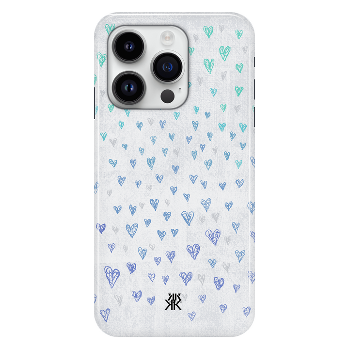 Pastel Love Hearts phone case for iPhone 14 Pro