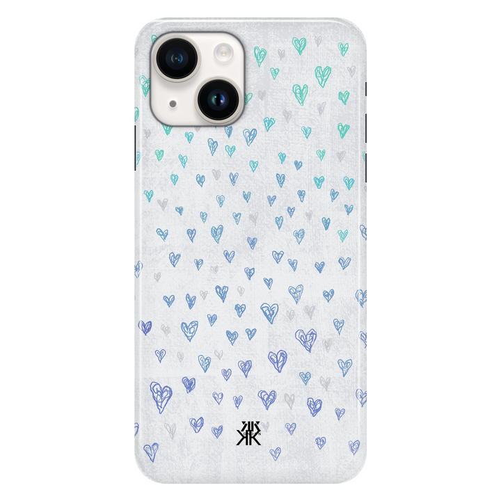 Pastel Love Hearts phone case for iPhone 14