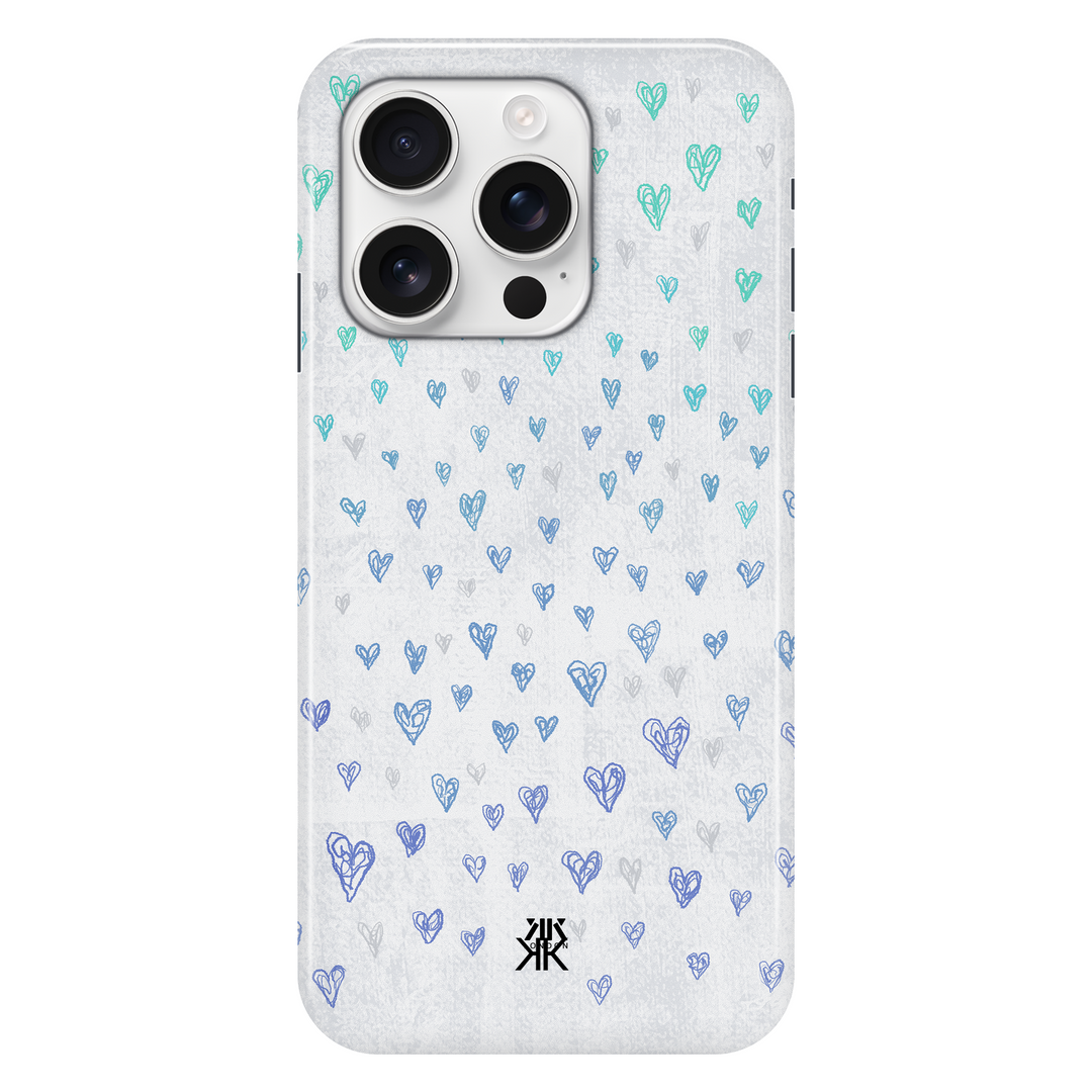 Pastel Love Hearts phone case for iPhone 16 Pro