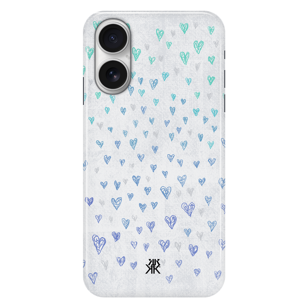 Pastel Love Hearts phone case for iPhone 16