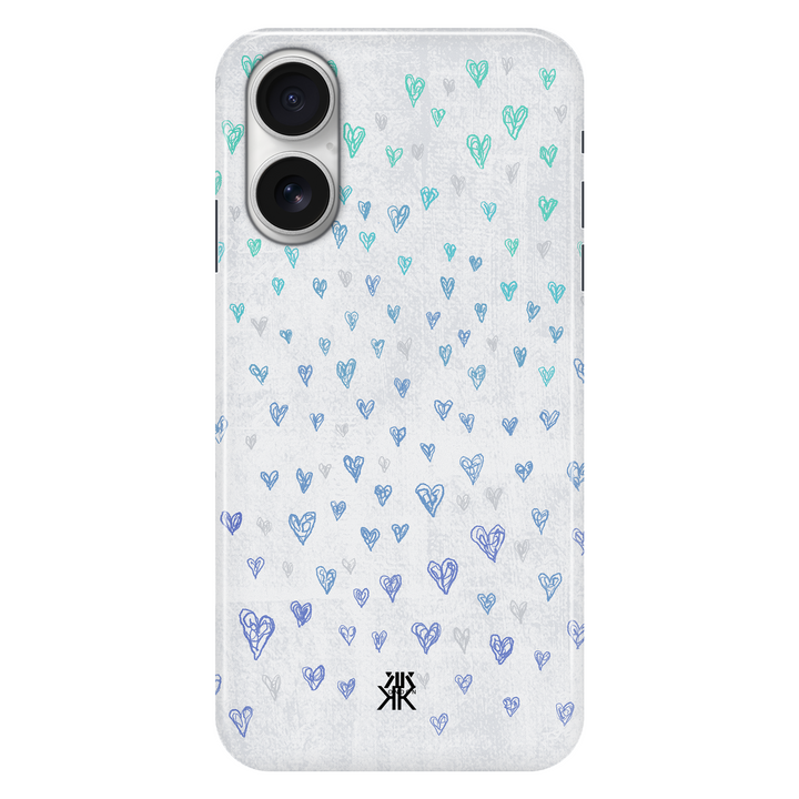 Pastel Love Hearts phone case for iPhone 16