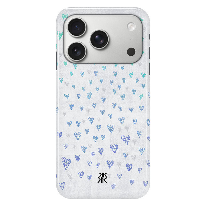 Pastel Love Hearts phone case for iPhone 17 Pro