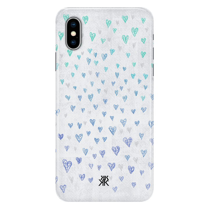 Pastel Love Hearts phone case for iPhone X