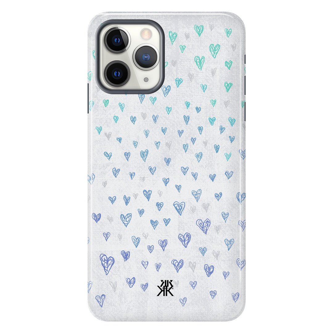 Pastel Love Hearts Phone Case - Tough Case - iphone-11-pro