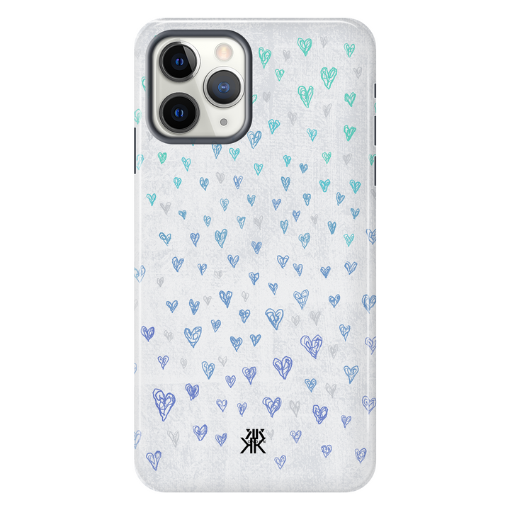 Pastel Love Hearts Phone Case - Tough Case - iphone-11-pro