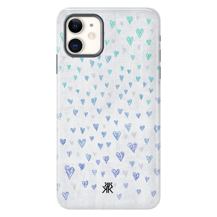 Pastel Love Hearts Phone Case - Tough Case - iphone-11