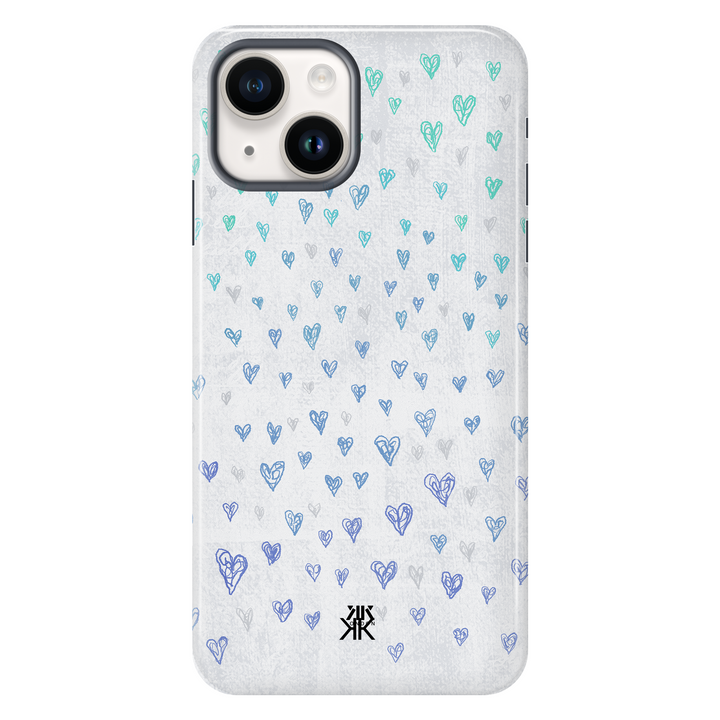 Pastel Love Hearts Phone Case - Tough Case - iphone-14