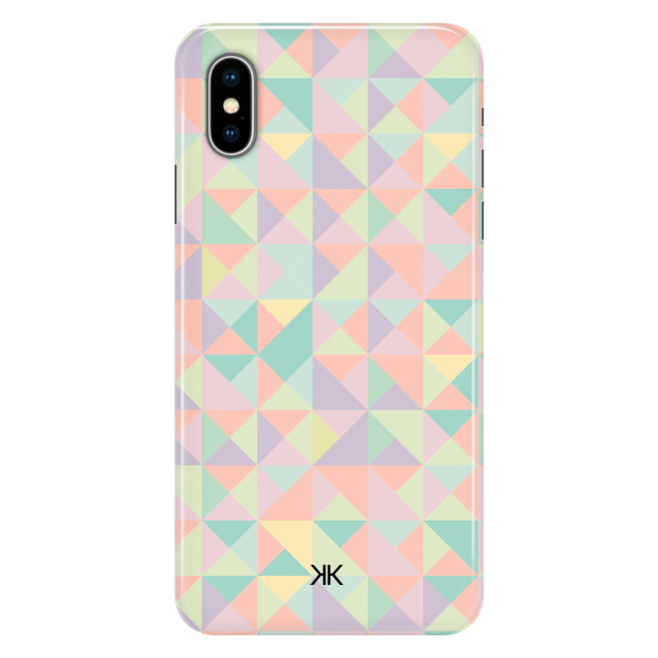 Pastel Mosaic phone case for iPhone X