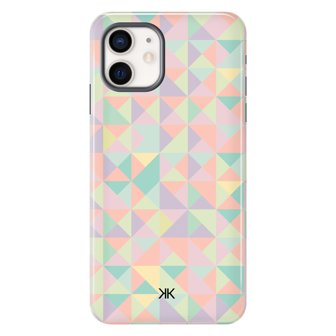Pastel Mosaic Phone Case - Tough Case - iphone-12