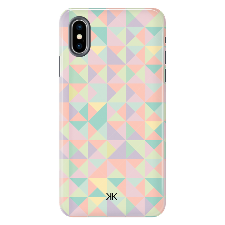 Pastel Mosaic Phone Case - Tough Case - iphone-x