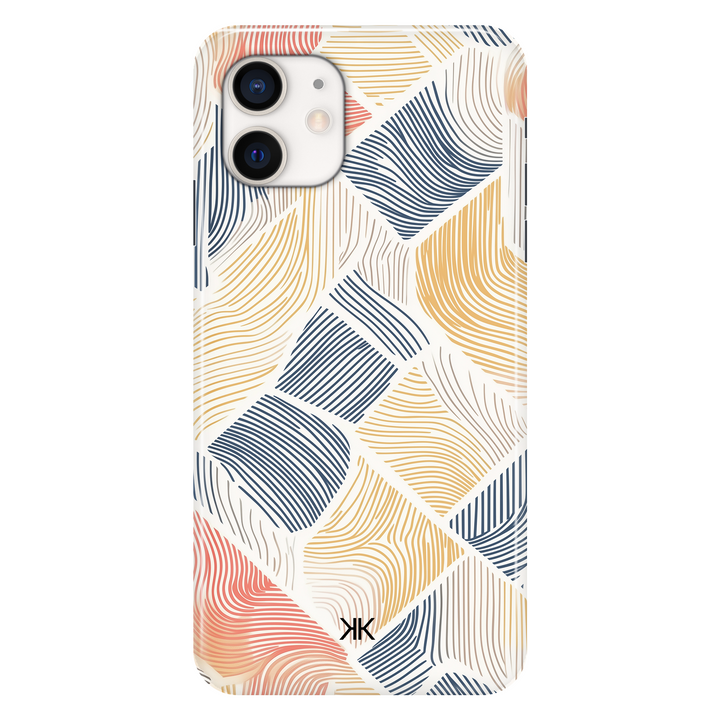 Coloured Lines phone case for iPhone 12
