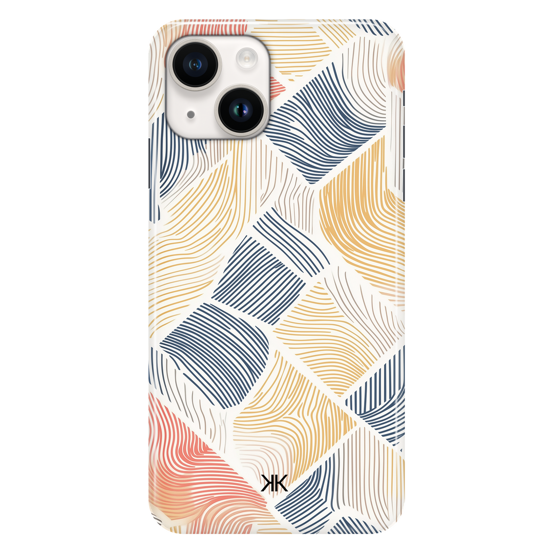 Coloured Lines phone case for iPhone 14