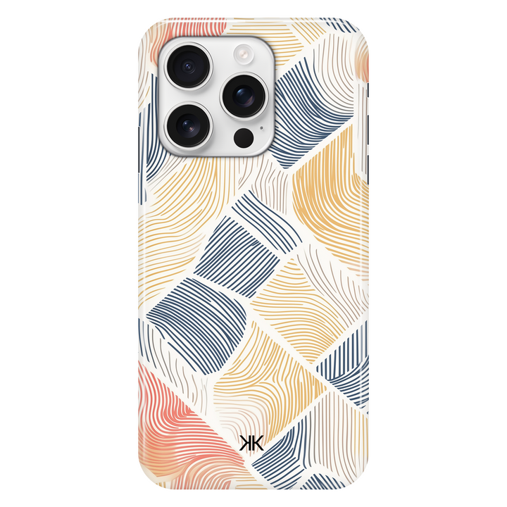 Coloured Lines phone case for iPhone 16 Pro