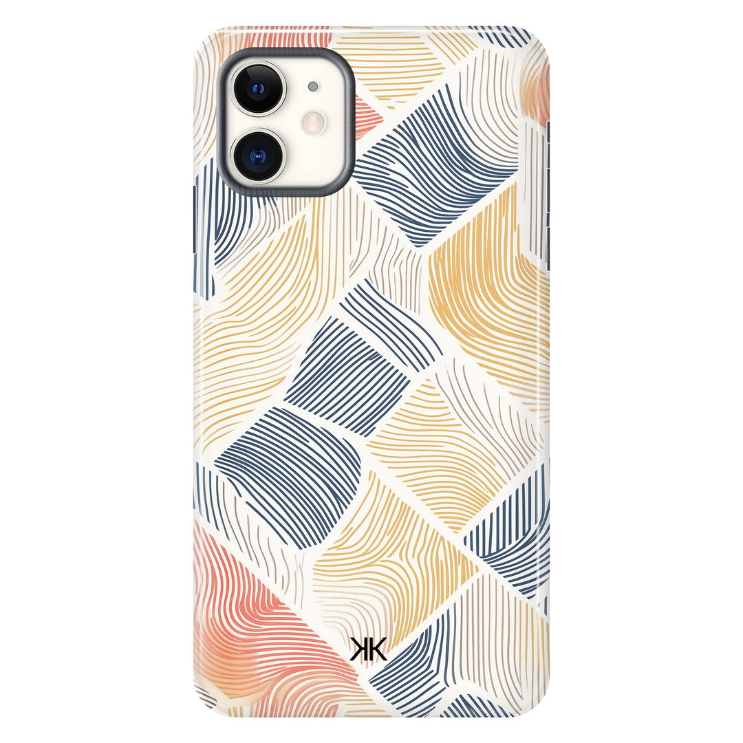 Coloured Lines Phone Case - Tough Case - iphone-11