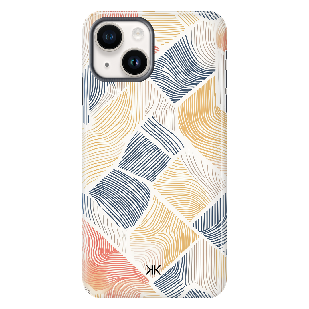 Coloured Lines Phone Case - Tough Case - iphone-14