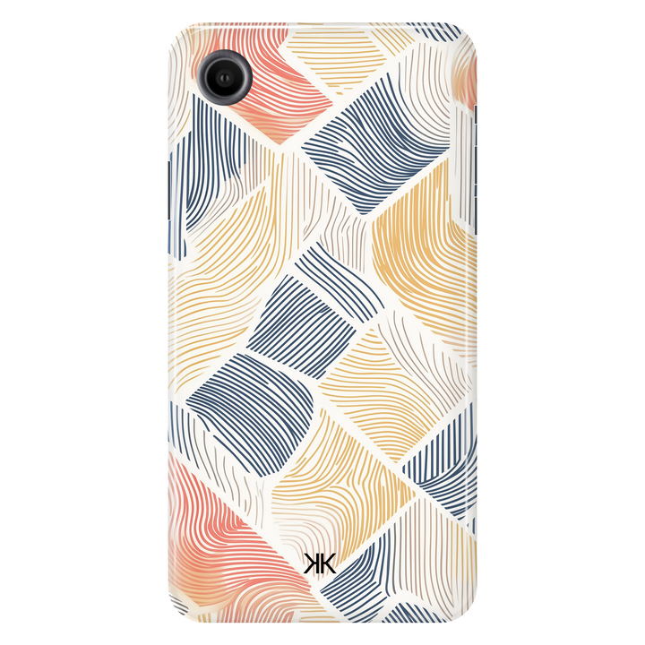 Coloured Lines tough phone case for iPhone XR