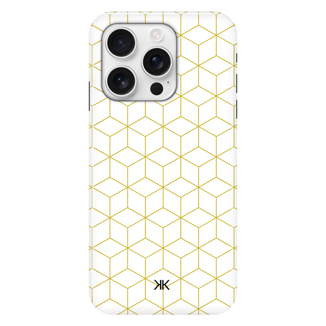 Cube Pattern phone case for iPhone 16 Pro