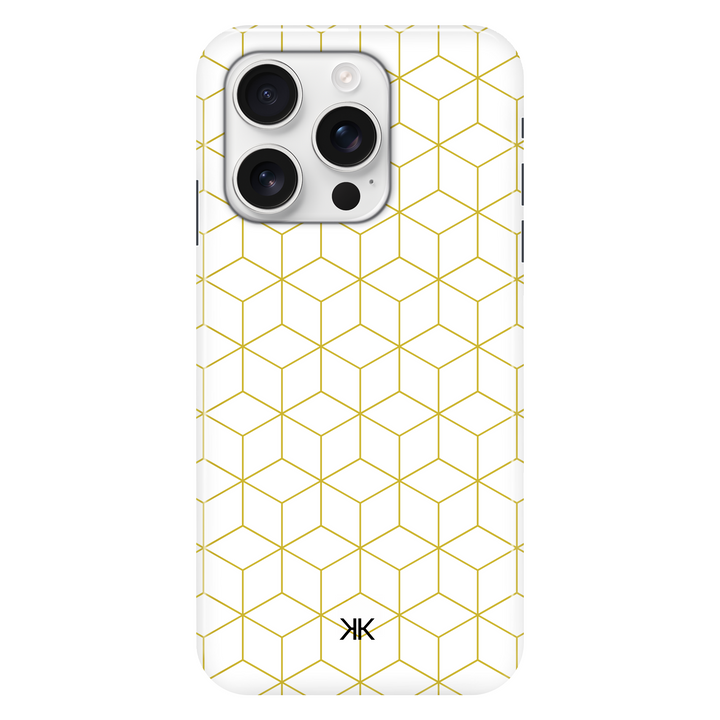 Cube Pattern phone case for iPhone 16 Pro