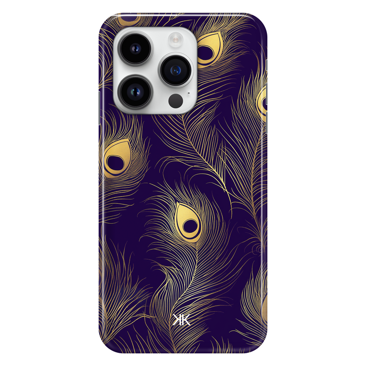 Peacock Feathers phone case for iPhone 14 Pro