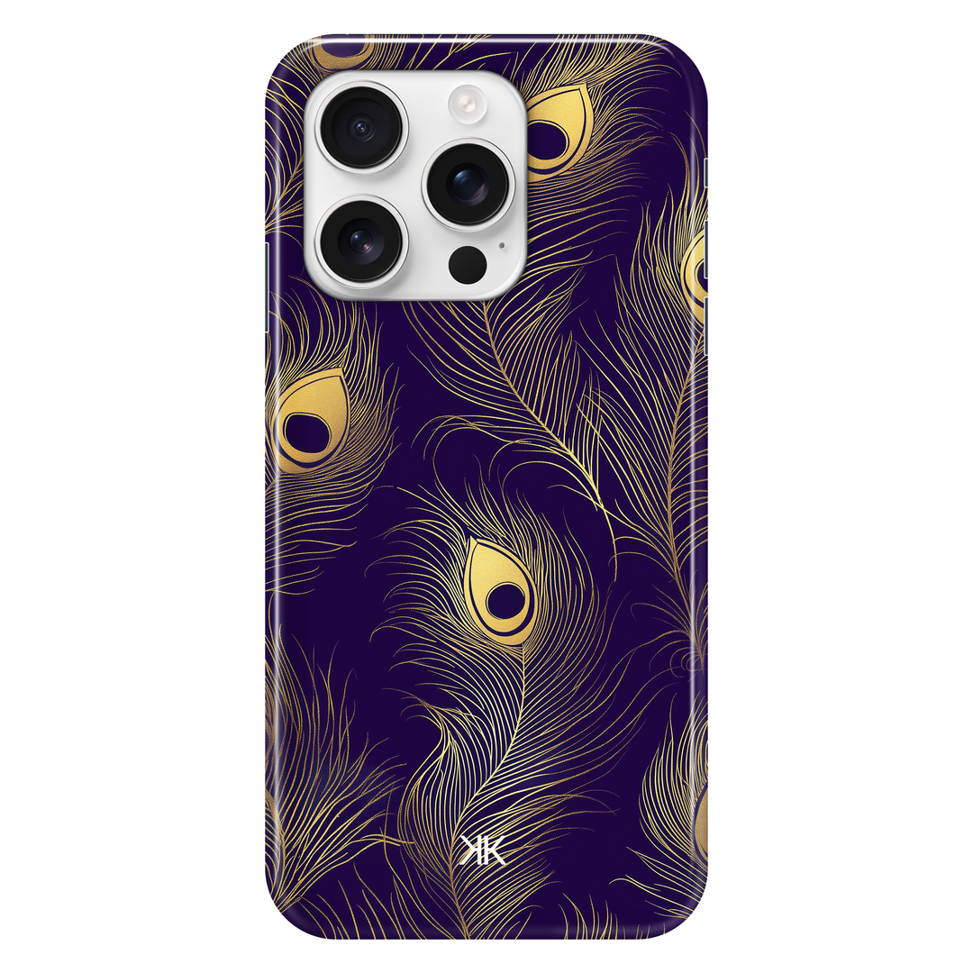 Peacock Feathers phone case for iPhone 16 Pro