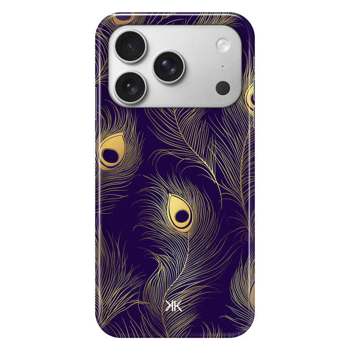 Peacock Feathers phone case for iPhone 17 Pro