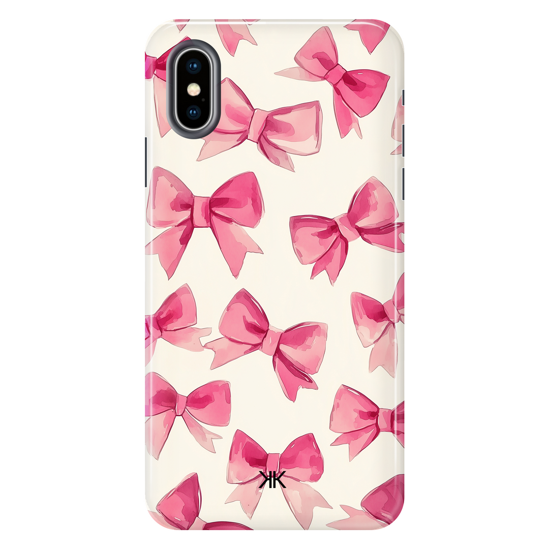 Pink Bows tough phone case for iPhone X