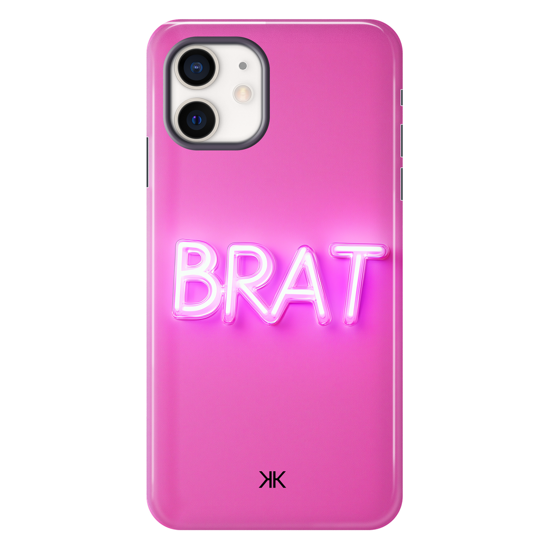 Pink Brat Phone Case - Tough Case - iphone-12