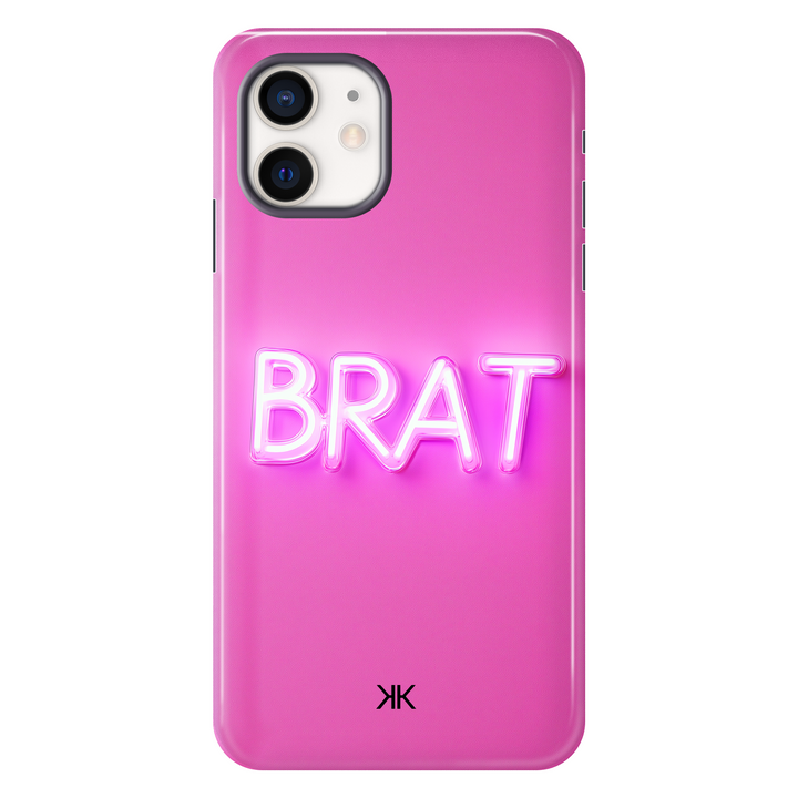 Pink Brat Phone Case - Tough Case - iphone-12