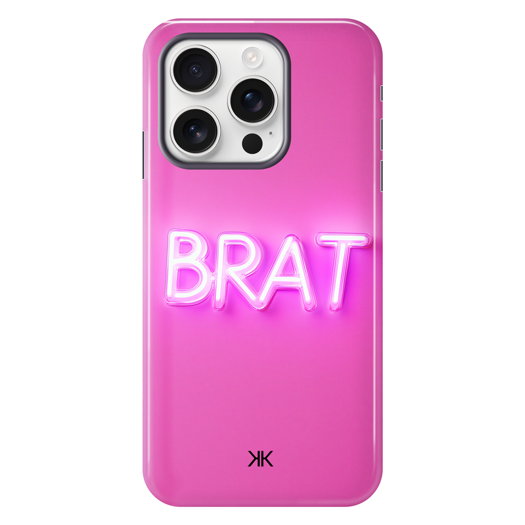 Pink Brat Phone Case - Tough Case - iphone-16-pro