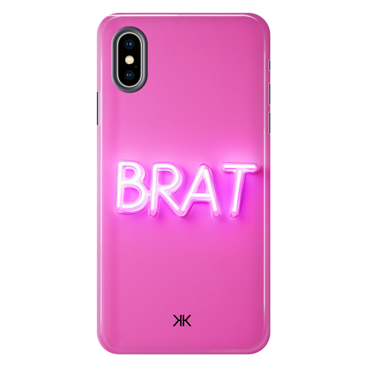 Pink Brat Phone Case - Tough Case - iphone-x