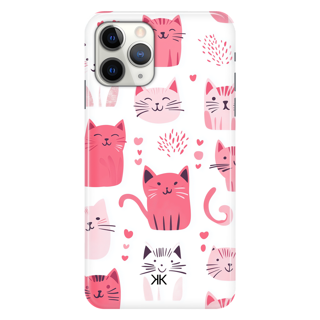 Pink Cats phone case for iPhone 11 Pro