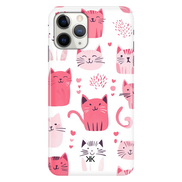 Pink Cats phone case for iPhone 11 Pro