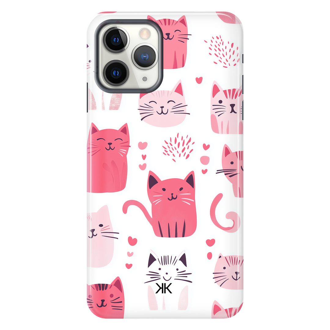 Pink Cats Phone Case - Tough Case - iphone-11-pro
