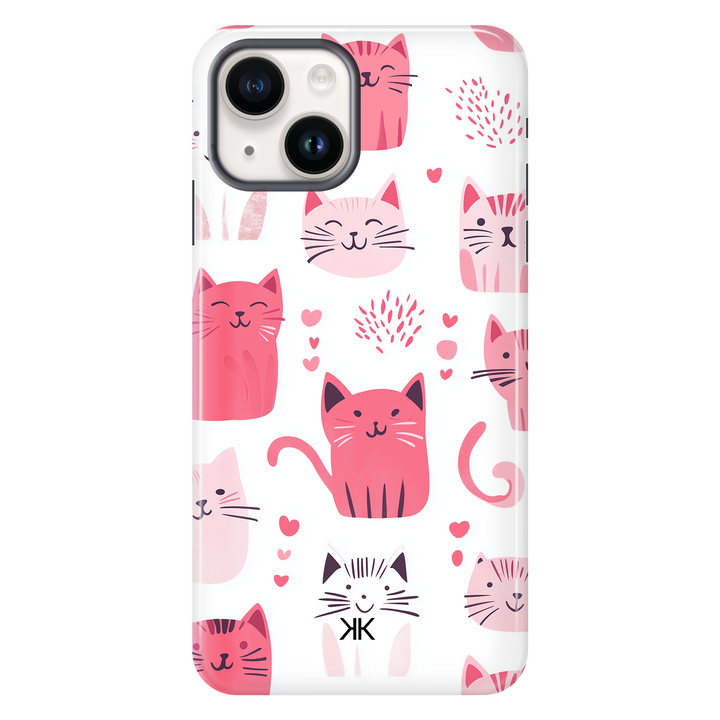 Pink Cats Phone Case - Tough Case - iphone-14