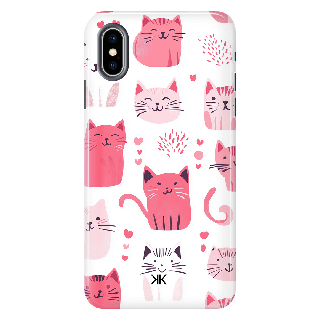Pink Cats Phone Case - Tough Case - iphone-x