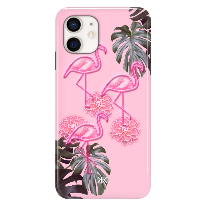 Pink Flamingos phone case for iPhone 12