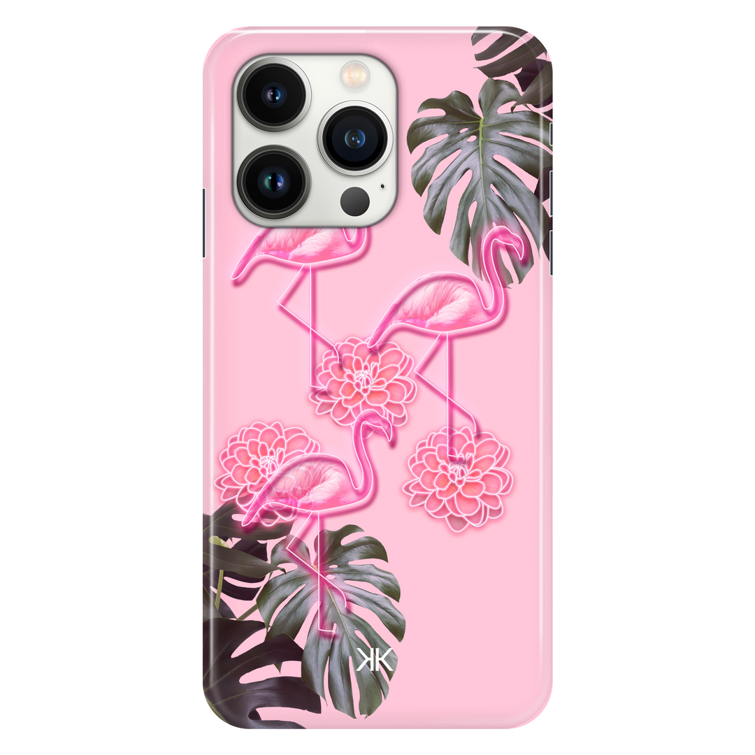 Pink Flamingos phone case for iPhone 13 Pro