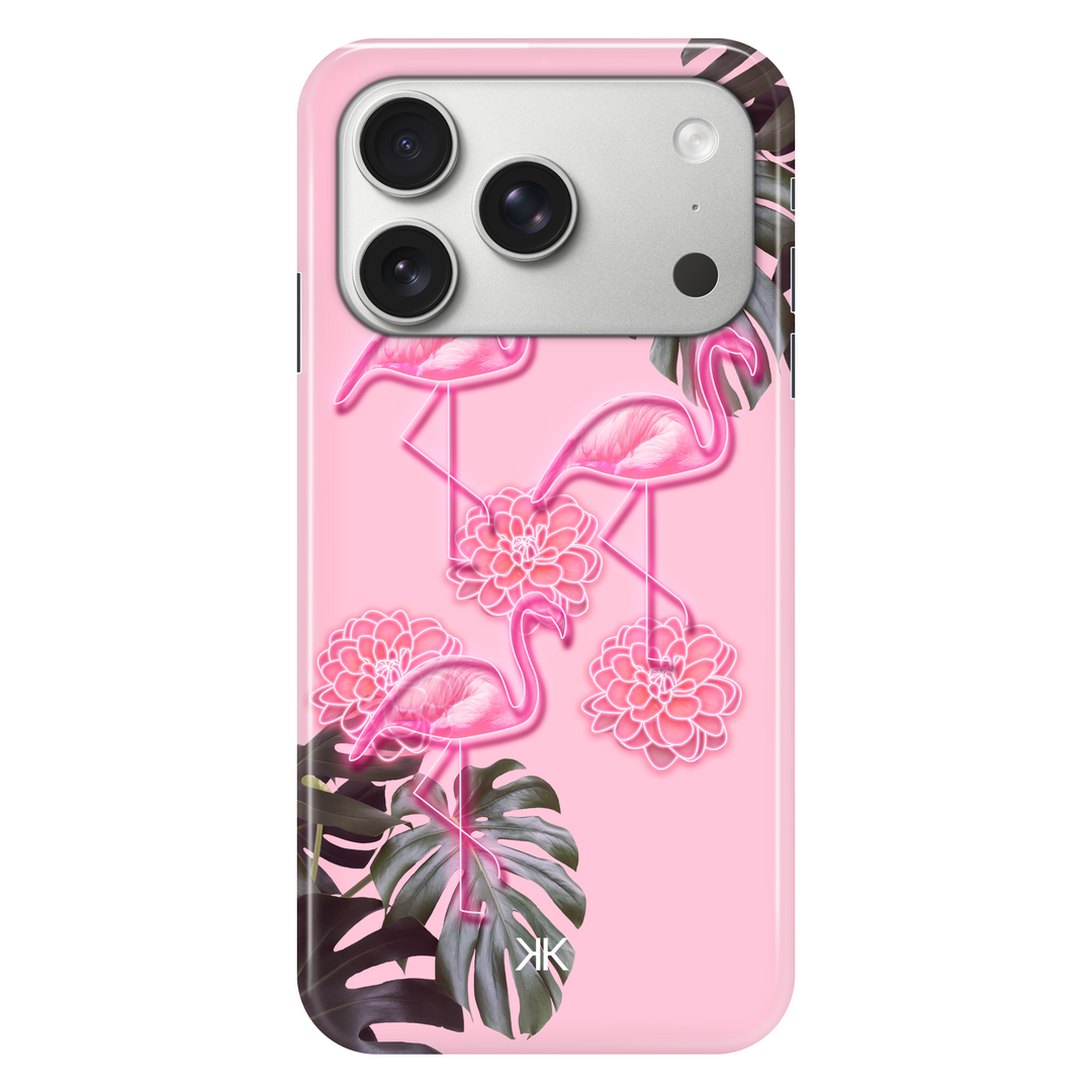 Pink Flamingos phone case for iPhone 17 Pro