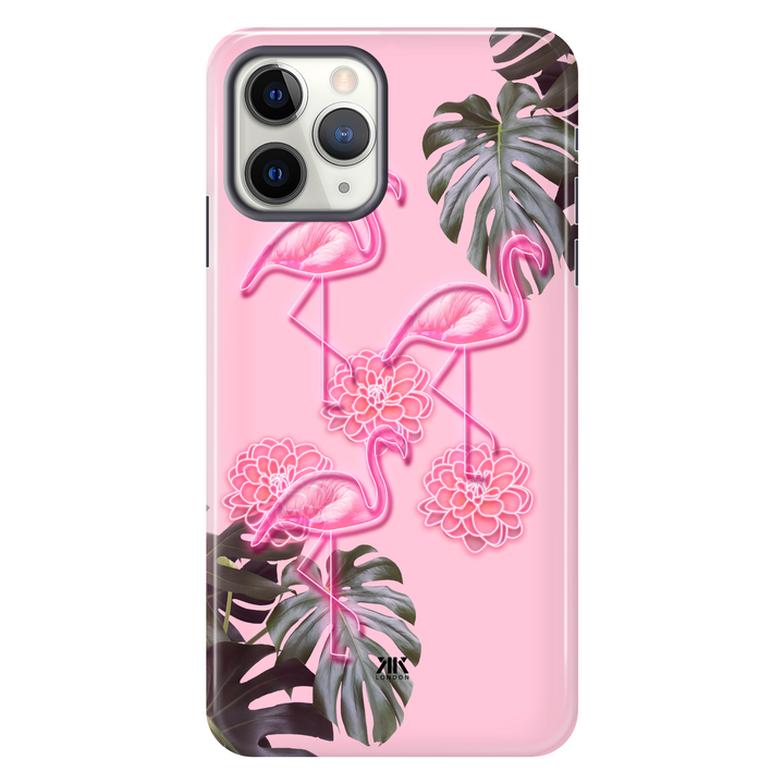 Pink Flamingos tough phone case for iPhone 11 Pro