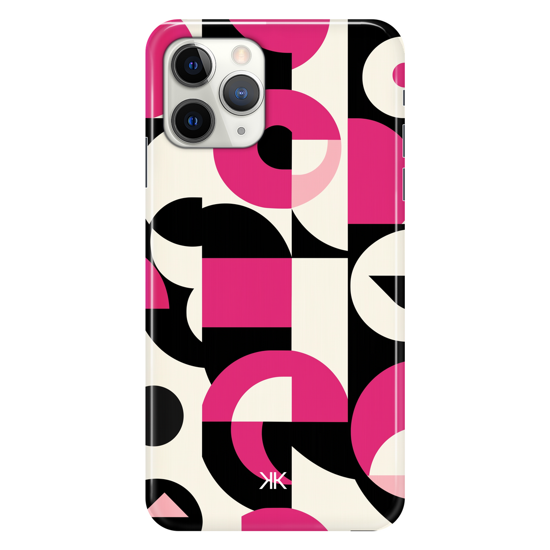 Pink Geometric phone case for iPhone 11 Pro