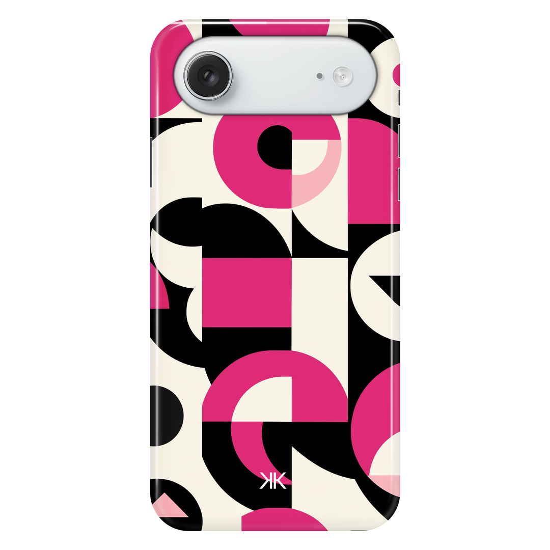 Pink Geometric phone case for iPhone 17 Air