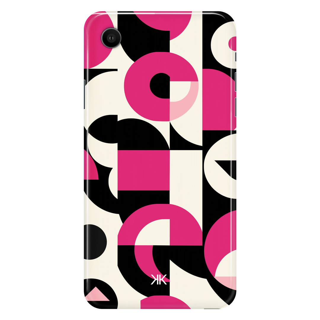 Pink Geometric phone case for iPhone XR