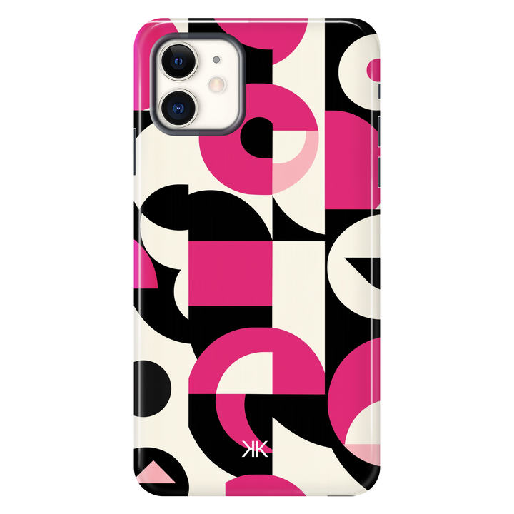 Pink Geometric Phone Case - Tough Case - iphone-11