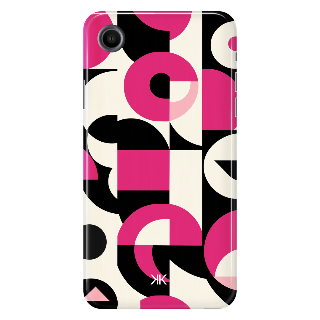 Pink Geometric Phone Case - Tough Case - iphone-xr