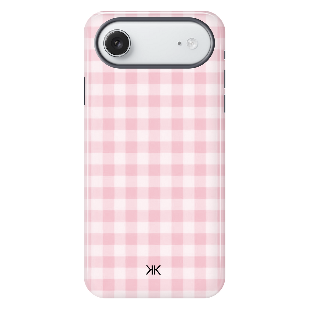 Pink Gingham Pink Phone Case - Tough Case - iphone-17-air