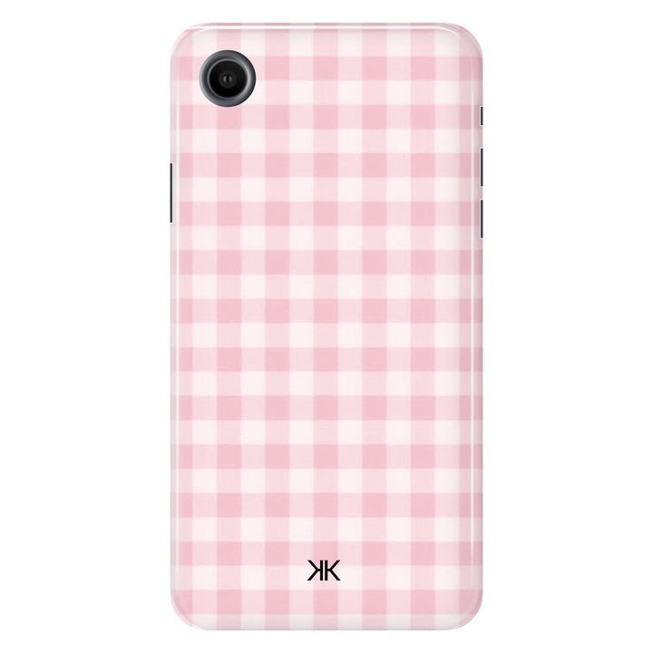 Pink Gingham Pink Phone Case - Tough Case - iphone-xr