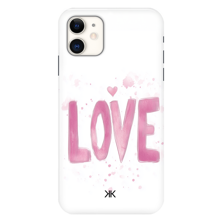 Pink Love phone case for iPhone 11