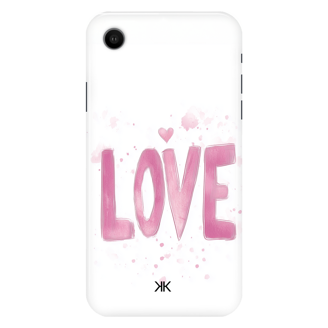 Pink Love phone case for iPhone XR
