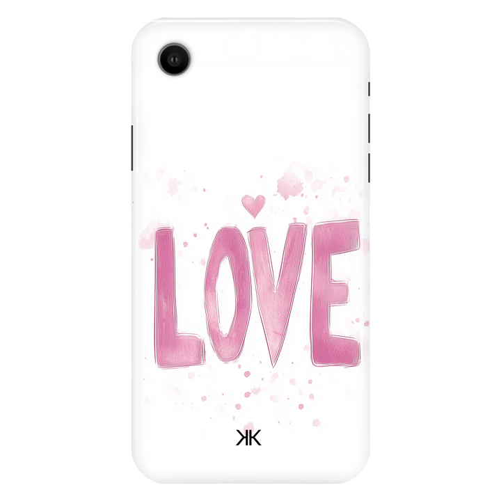 Pink Love phone case for iPhone XR