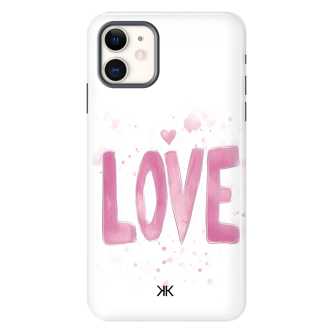 Pink Love Phone Case - Tough Case - iphone-11